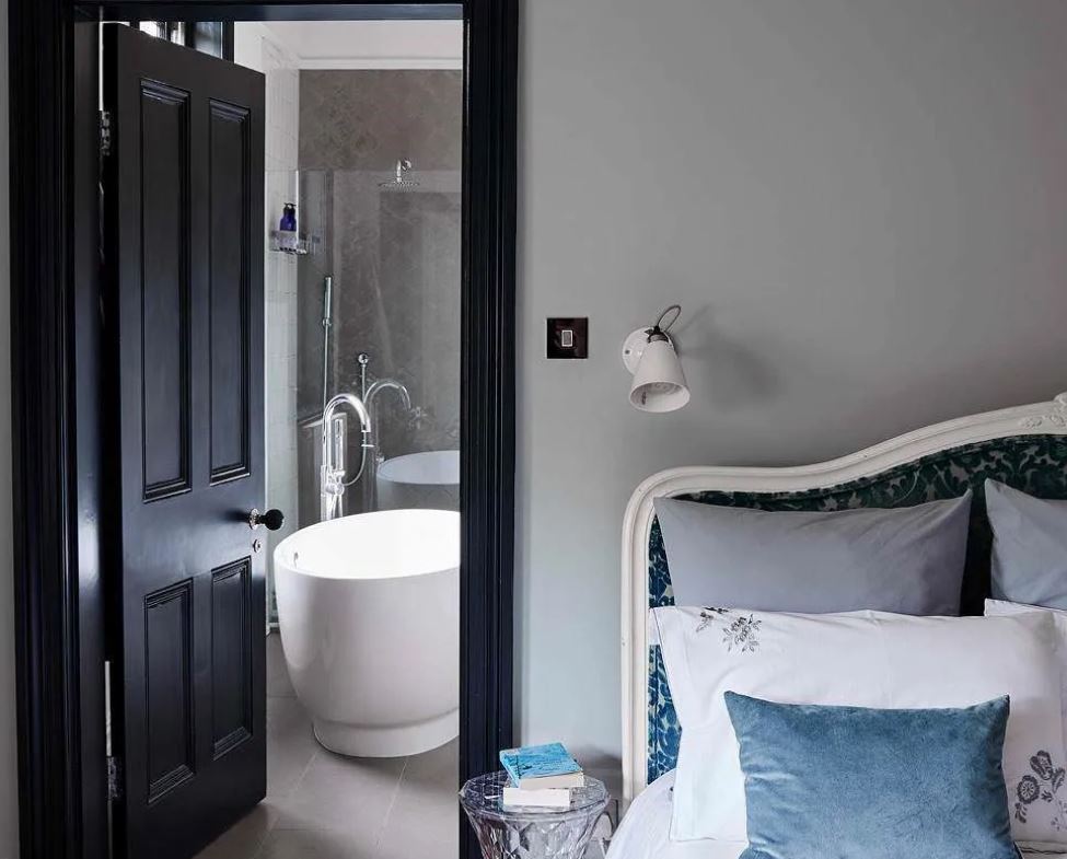 bản vẽ phòng ngủ có toilet
