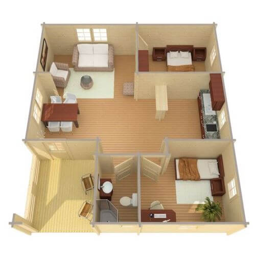 bản vẽ nhà cấp 4 200 triệu