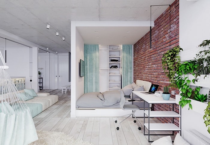 Màu sắc nhà đẹp 40m2 tinh tế 