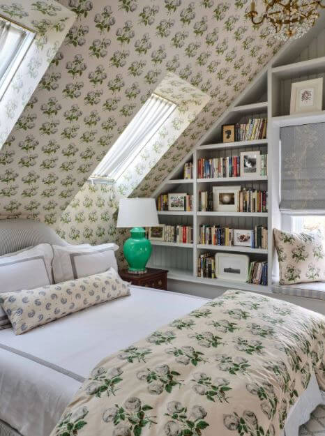 góc đọc sách trong phòng ngủ