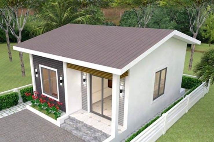 Những mẫu nhà nhỏ đẹp 35m2-1