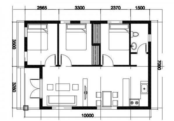 nhà cấp 4 7x10