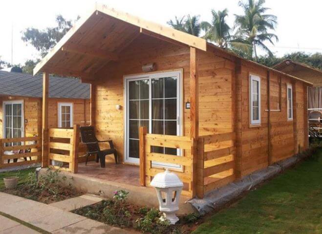nhà gỗ cấp 4 đơn giản