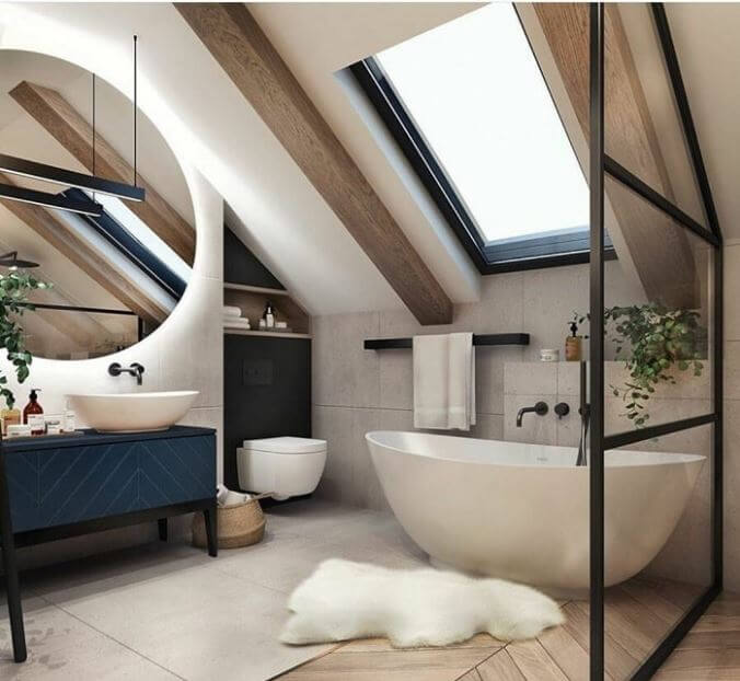 thiết kế phòng tắm 10m2