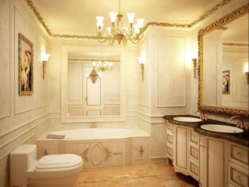 thiết kế phòng tắm 10m2