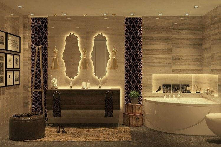 thiết kế phòng tắm 10m2