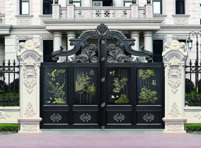 trụ cổng đẹp đơn giản