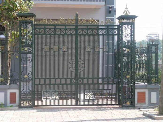 trụ cổng đẹp đơn giản