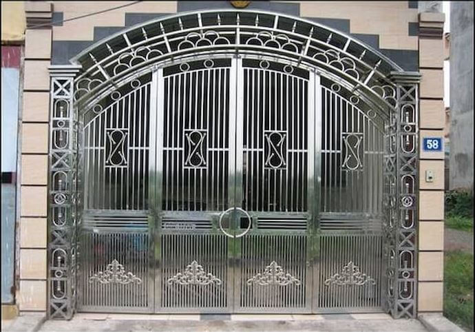 trụ cổng đẹp đơn giản