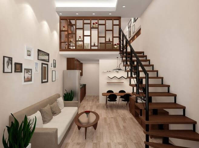 nhà cấp 4 gác lửng 300 triệu