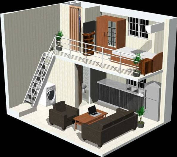 nhà cấp 4 gác lửng giá 300 triệu