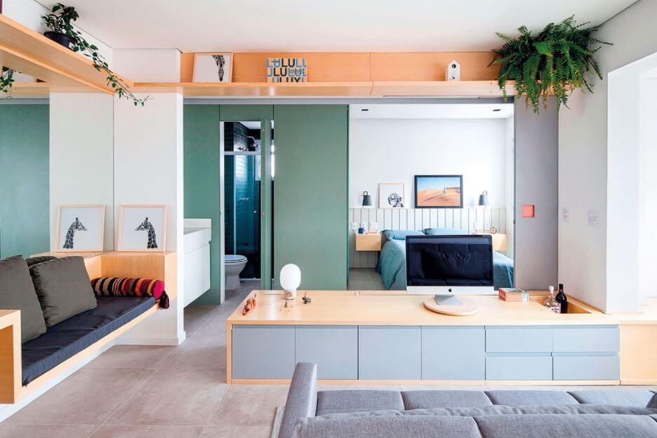 thiết kế nhà 20m2 2 phòng ngủ
