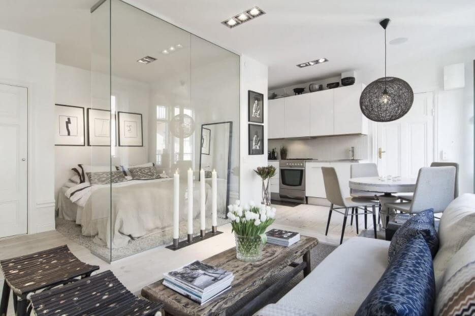 thiết kế nhà 20m2 2 phòng ngủ