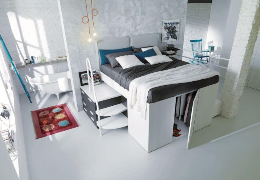 thiết kế nhà 20m2 2 phòng ngủ