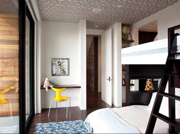 trang trí trần nhà bằng vải