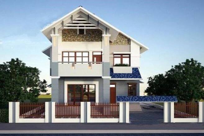 mẫu thiết kế nhà đẹp giá 800 triệu