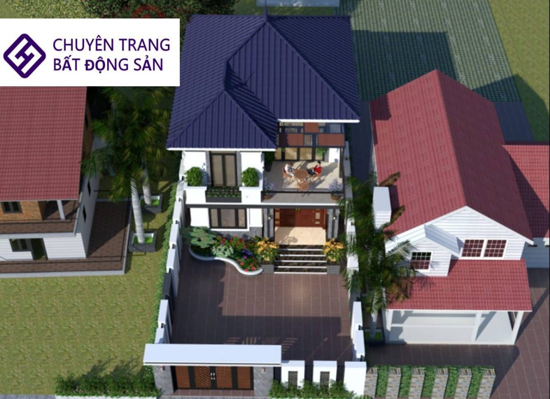 nhà hai tầng mái nhật đẹp