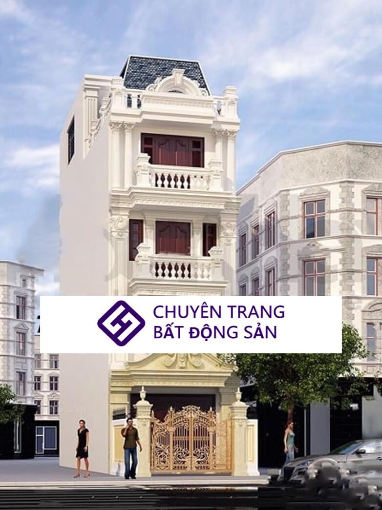 nhà ống 3 tầng kiểu Pháp