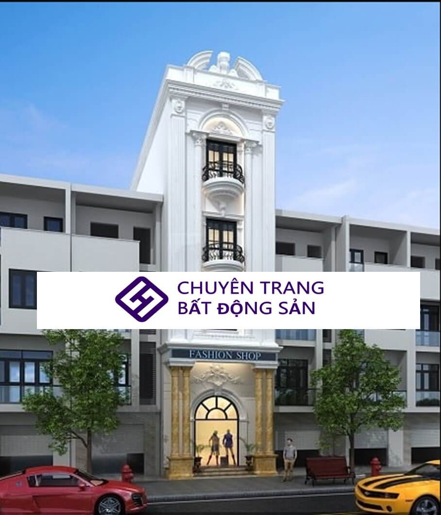 nhà ống 3 tầng kiểu Pháp