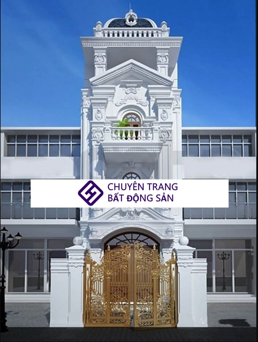 nhà ống 3 tầng kiểu Pháp