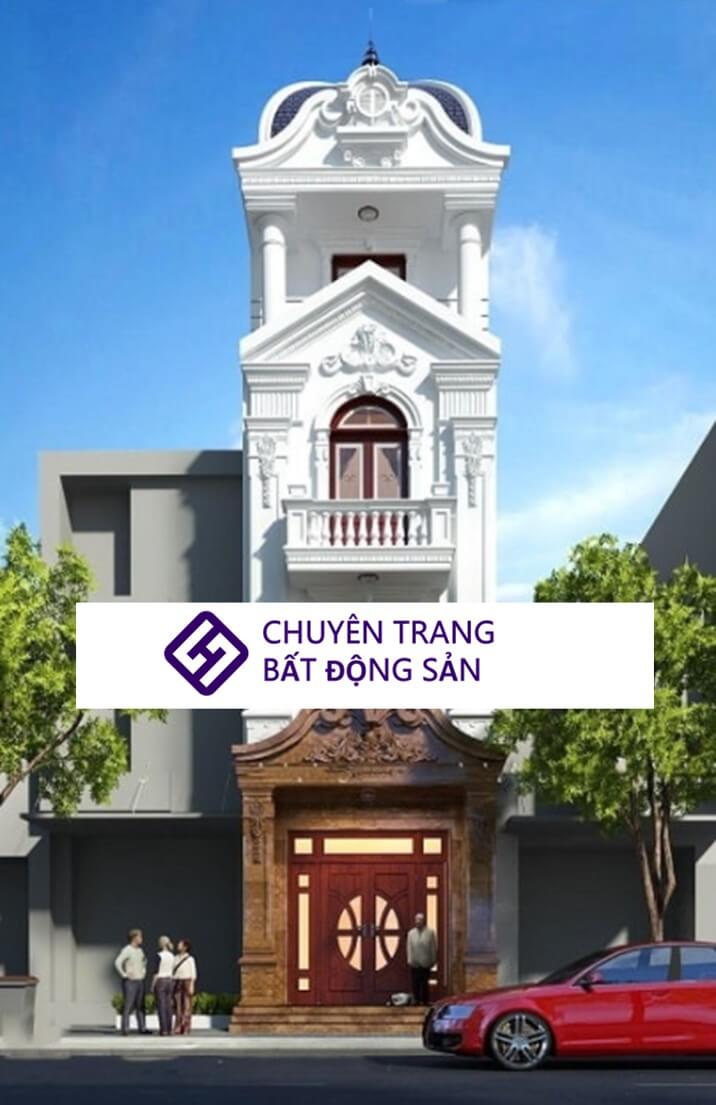 nhà ống 3 tầng kiểu Pháp