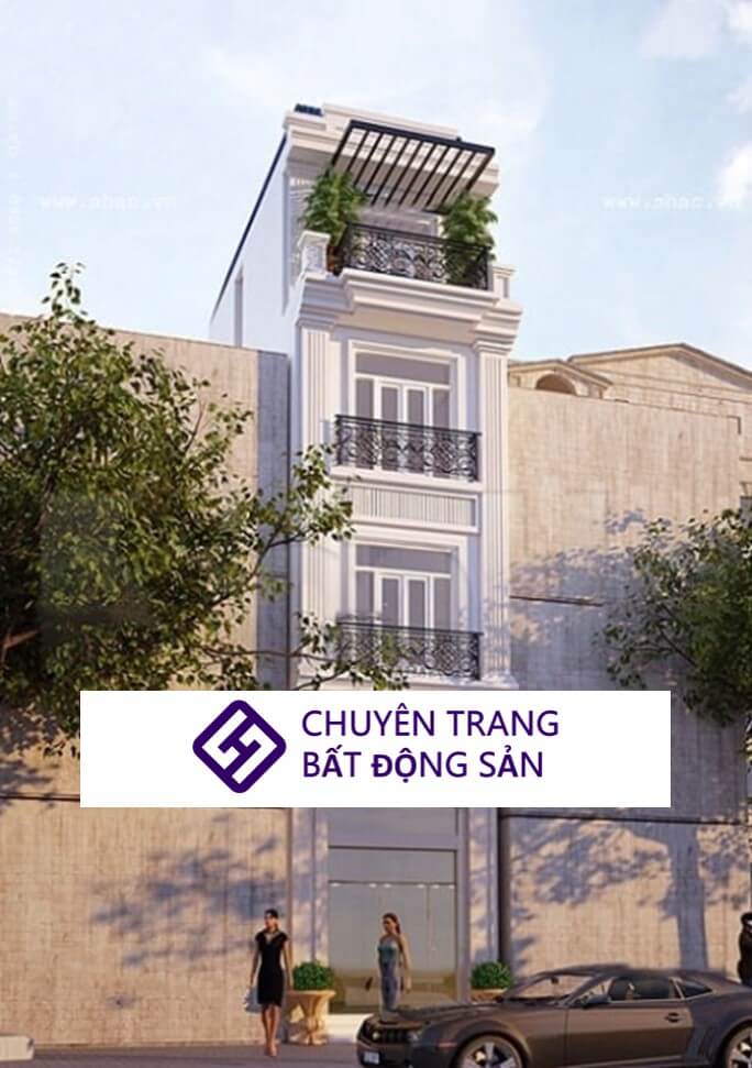nhà ống 3 tầng kiểu Pháp