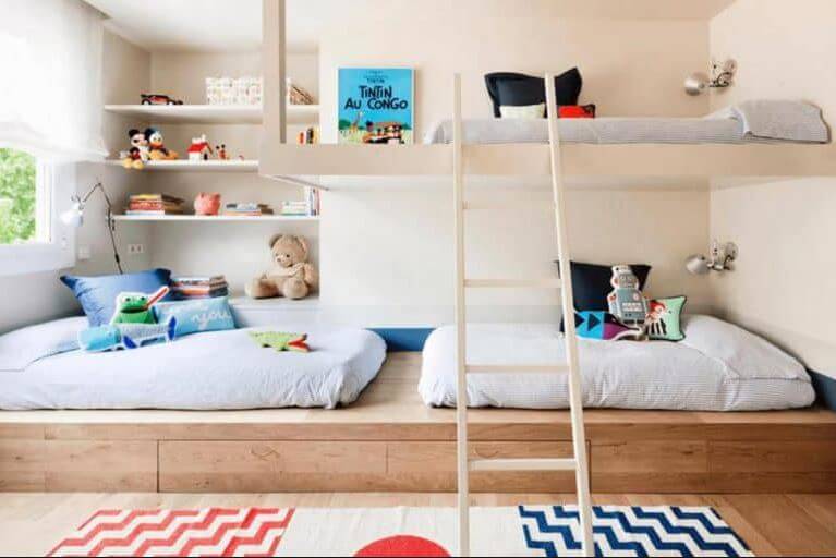 thiết kế nhà 40m2 2 tầng có gác lửng