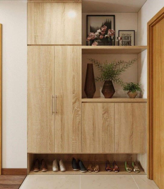 thiết kế nhà 40m2 2 tầng có gác lửng
