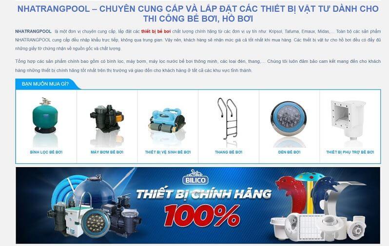 Giới thiệu công ty thiết bị hồ bơi NHATRANGPOOL