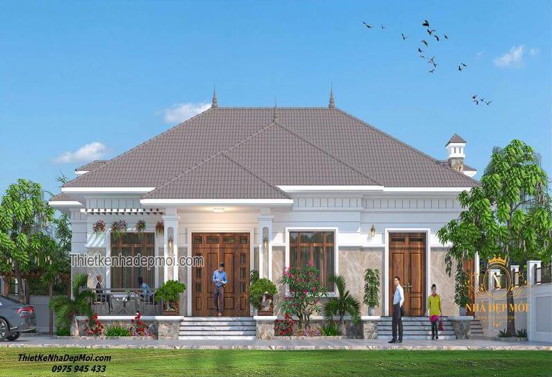 nhà mái Nhật một tầng