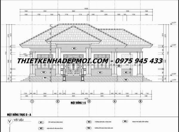 nhà mái Nhật một tầng