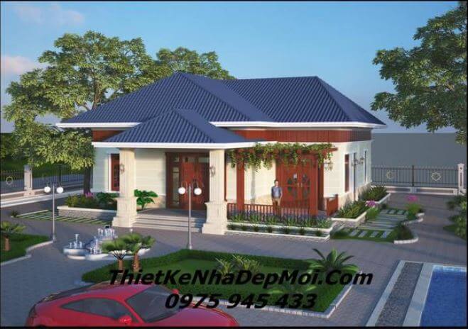 nhà mái Nhật một tầng
