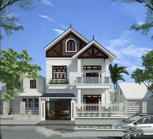 nông thôn nhà 2 tầng mái thái 500 triệu