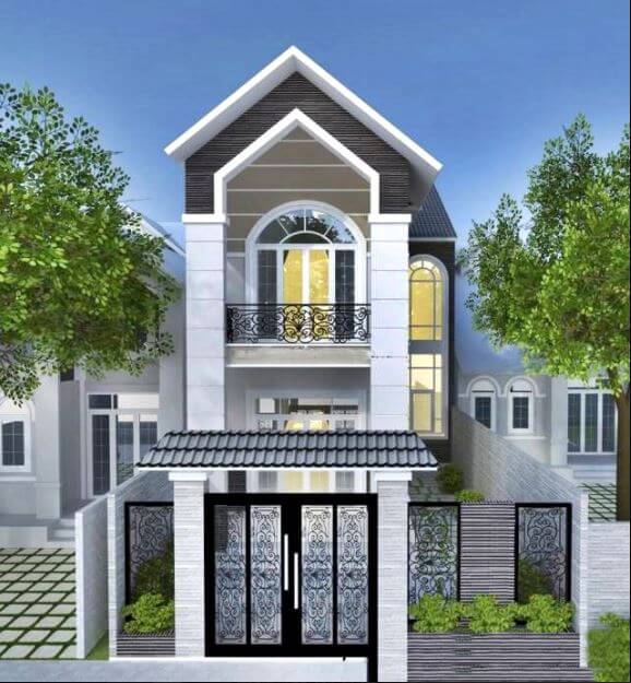 nông thôn nhà 2 tầng mái thái 500 triệu