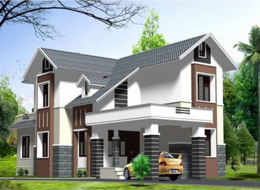 nông thôn nhà 2 tầng mái thái 500 triệu