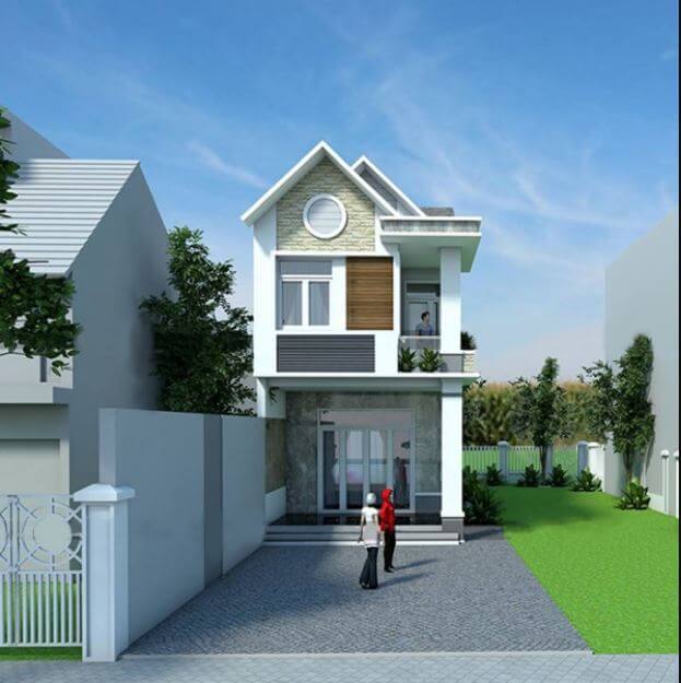 nông thôn nhà 2 tầng mái thái 500 triệu