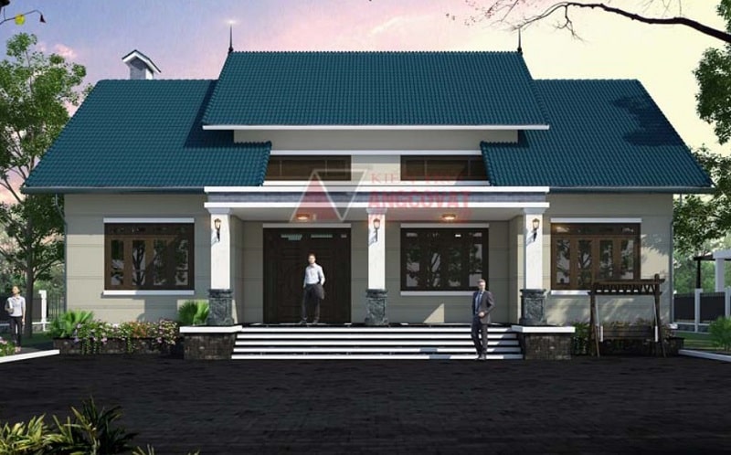 Mẫu nhà ngang 1 tầng đẹp