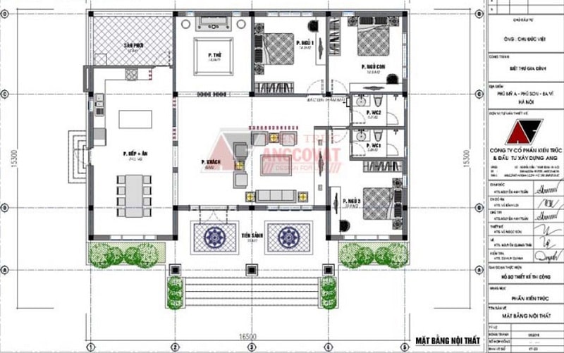 Mẫu nhà ngang 1 tầng đẹp
