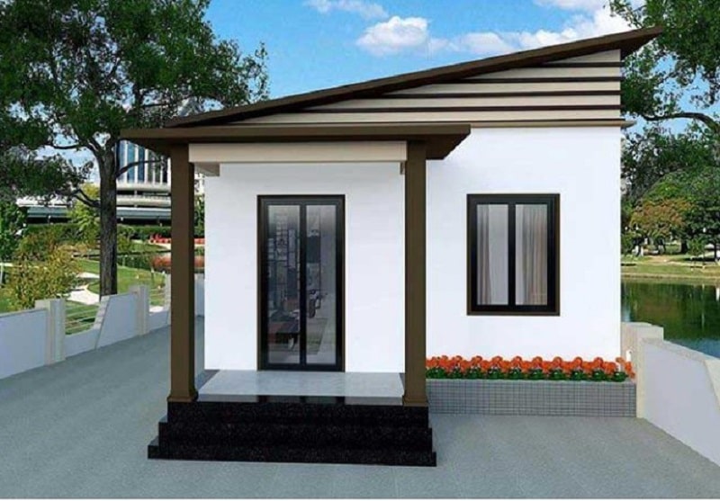 mẫu nhà lô 1 tầng đẹp
