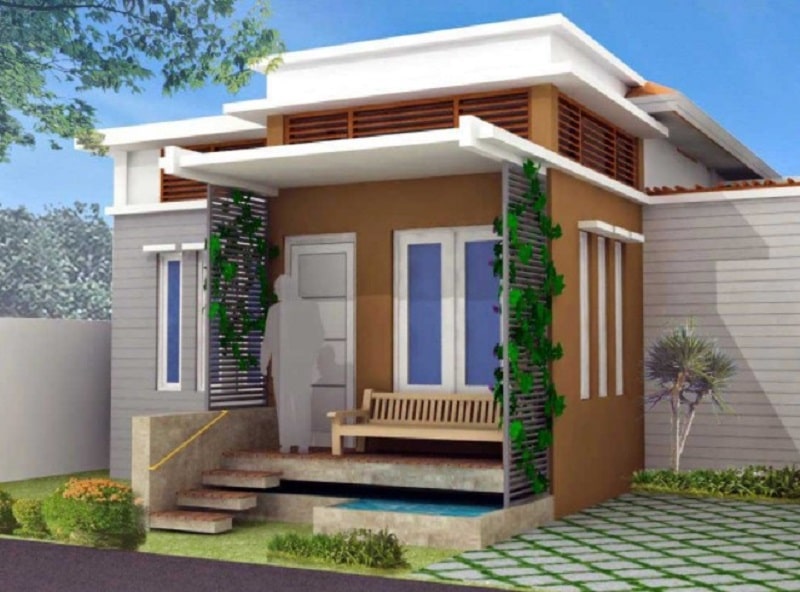 mẫu nhà lô 1 tầng đẹp